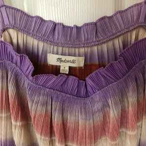 Madewell Lavender Multi Colored Top